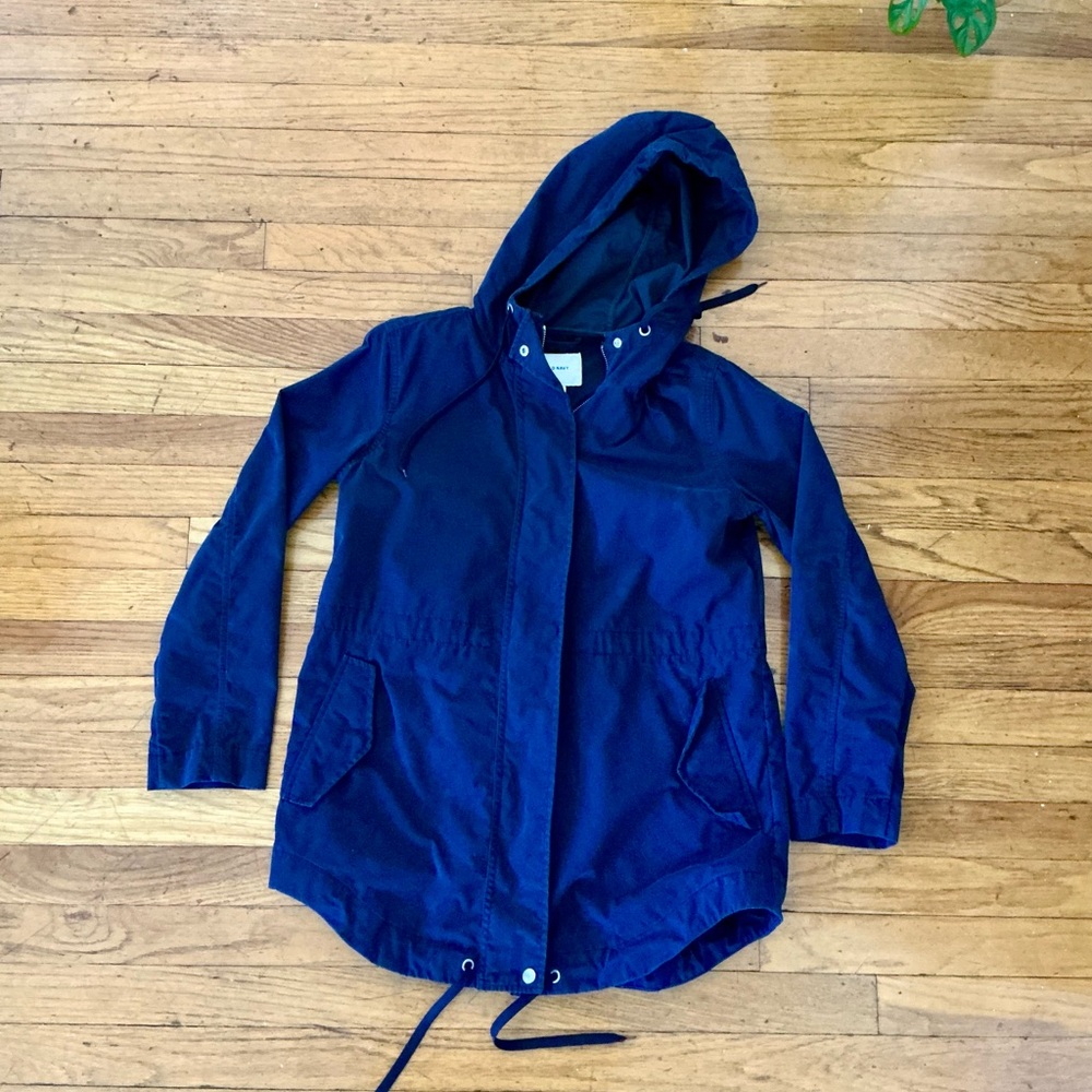 Old Navy - Women's Navy Water Resistant Jacket - Picture 3 of 4